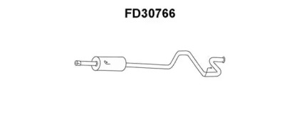 Глушитель выхлопных газов конечный VENEPORTE FD30766