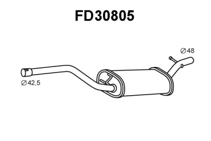 Амортизатор VENEPORTE FD30805