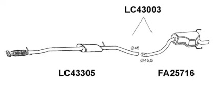 Амортизатор VENEPORTE LC43003