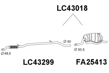 Амортизатор VENEPORTE LC43018