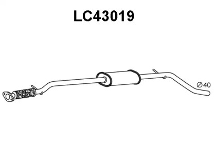 Амортизатор VENEPORTE LC43019