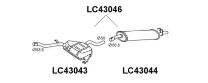 Амортизатор VENEPORTE LC43046