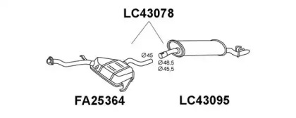 Амортизатор VENEPORTE LC43078