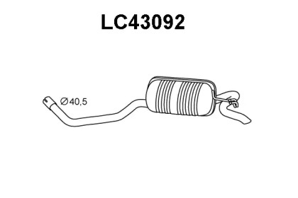 Амортизатор VENEPORTE LC43092