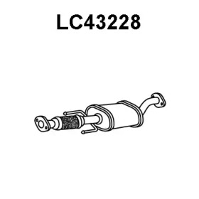 Предглушитель выхлопных газов VENEPORTE LC43228