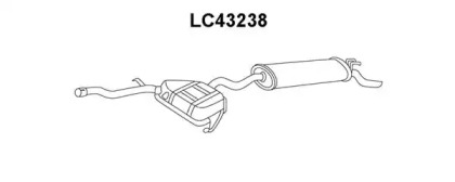 Глушитель выхлопных газов конечный VENEPORTE LC43238