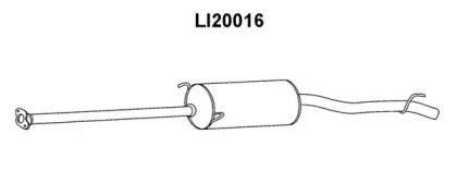 Глушитель выхлопных газов конечный VENEPORTE LI20016