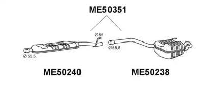 Амортизатор VENEPORTE ME50238