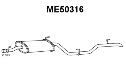 Амортизатор VENEPORTE ME50316