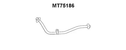 Труба выхлопного газа VENEPORTE MT75186