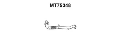 Труба выхлопного газа VENEPORTE MT75348