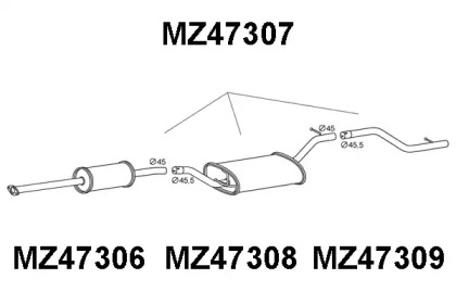 Амортизатор VENEPORTE MZ47307