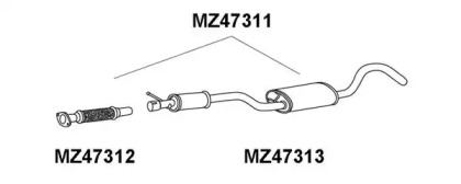 Амортизатор VENEPORTE MZ47311