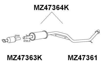 Катализатор VENEPORTE MZ47364K