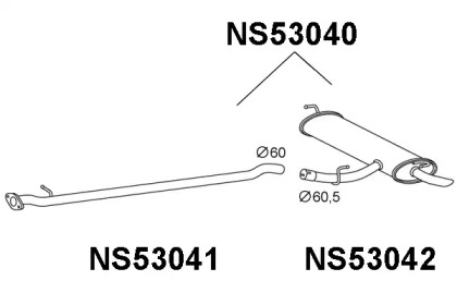 Амортизатор VENEPORTE NS53040