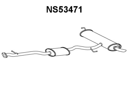 Амортизатор VENEPORTE NS53471