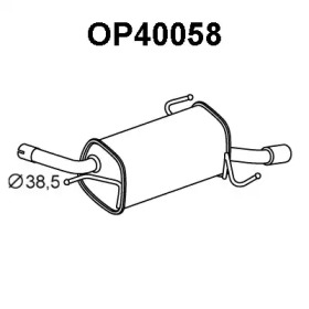 Амортизатор VENEPORTE OP40058