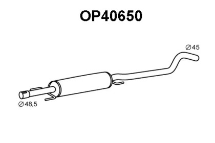 Амортизатор VENEPORTE OP40650