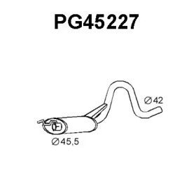 Предглушитель выхлопных газов VENEPORTE PG45227