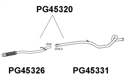 Трубка VENEPORTE PG45320