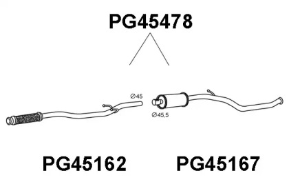 Амортизатор VENEPORTE PG45478