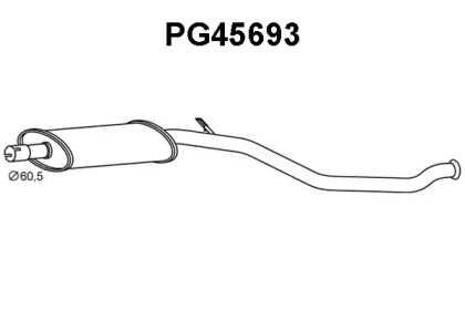 Амортизатор VENEPORTE PG45693