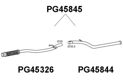 Трубка VENEPORTE PG45845