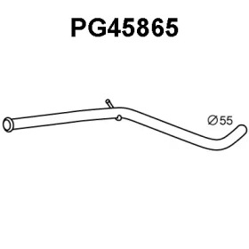 Труба выхлопного газа VENEPORTE PG45865
