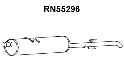 Глушитель выхлопных газов конечный VENEPORTE RN55296