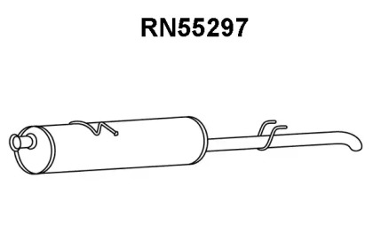 Глушитель выхлопных газов конечный VENEPORTE RN55297