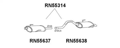 Амортизатор VENEPORTE RN55314