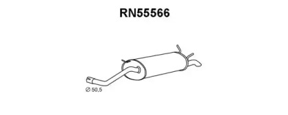 Глушитель выхлопных газов конечный VENEPORTE RN55566