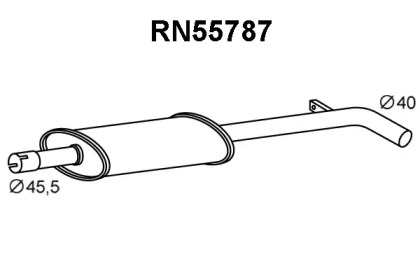 Амортизатор VENEPORTE RN55787