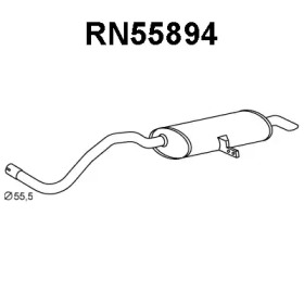 Глушитель выхлопных газов конечный VENEPORTE RN55894