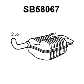 Амортизатор VENEPORTE SB58067