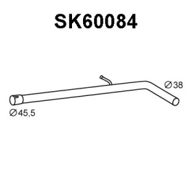 Труба выхлопного газа VENEPORTE SK60084