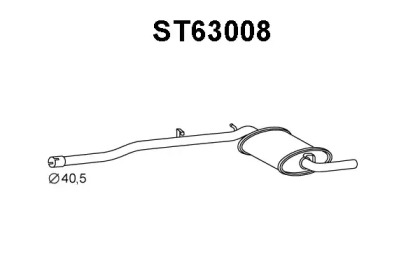 Амортизатор VENEPORTE ST63008