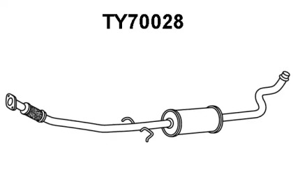 Амортизатор VENEPORTE TY70028