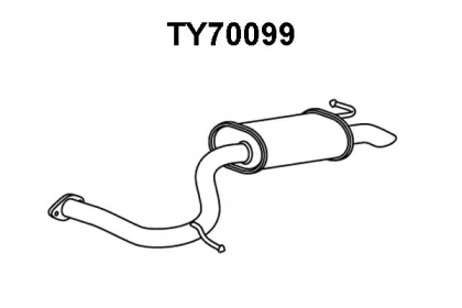 Амортизатор VENEPORTE TY70099