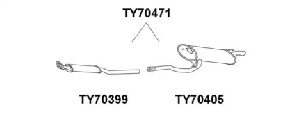 Амортизатор VENEPORTE TY70471