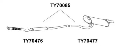 Амортизатор VENEPORTE TY70476