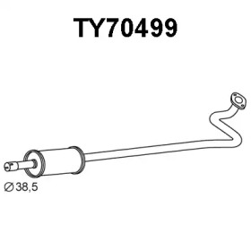 Амортизатор VENEPORTE TY70499