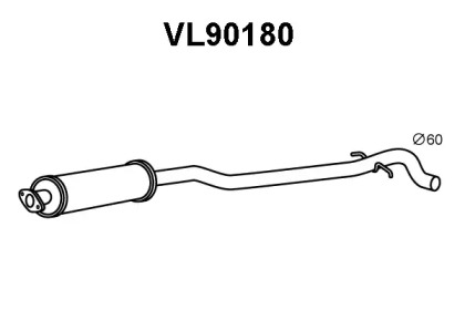 Амортизатор VENEPORTE VL90180