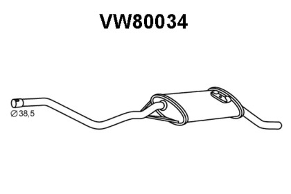 Амортизатор VENEPORTE VW80034