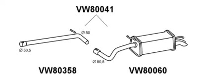 Амортизатор VENEPORTE VW80041