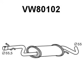 Амортизатор VENEPORTE VW80102