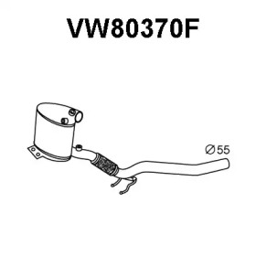 Сажевый / частичный фильтр, система выхлопа ОГ VENEPORTE VW80370F