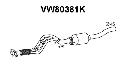 Катализатор VENEPORTE VW80381K