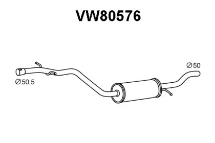 Амортизатор VENEPORTE VW80576