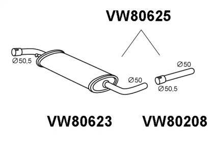 Амортизатор VENEPORTE VW80625